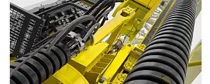 readychain ready-to-install energy chain in the telescopic jib of a lifting work platform