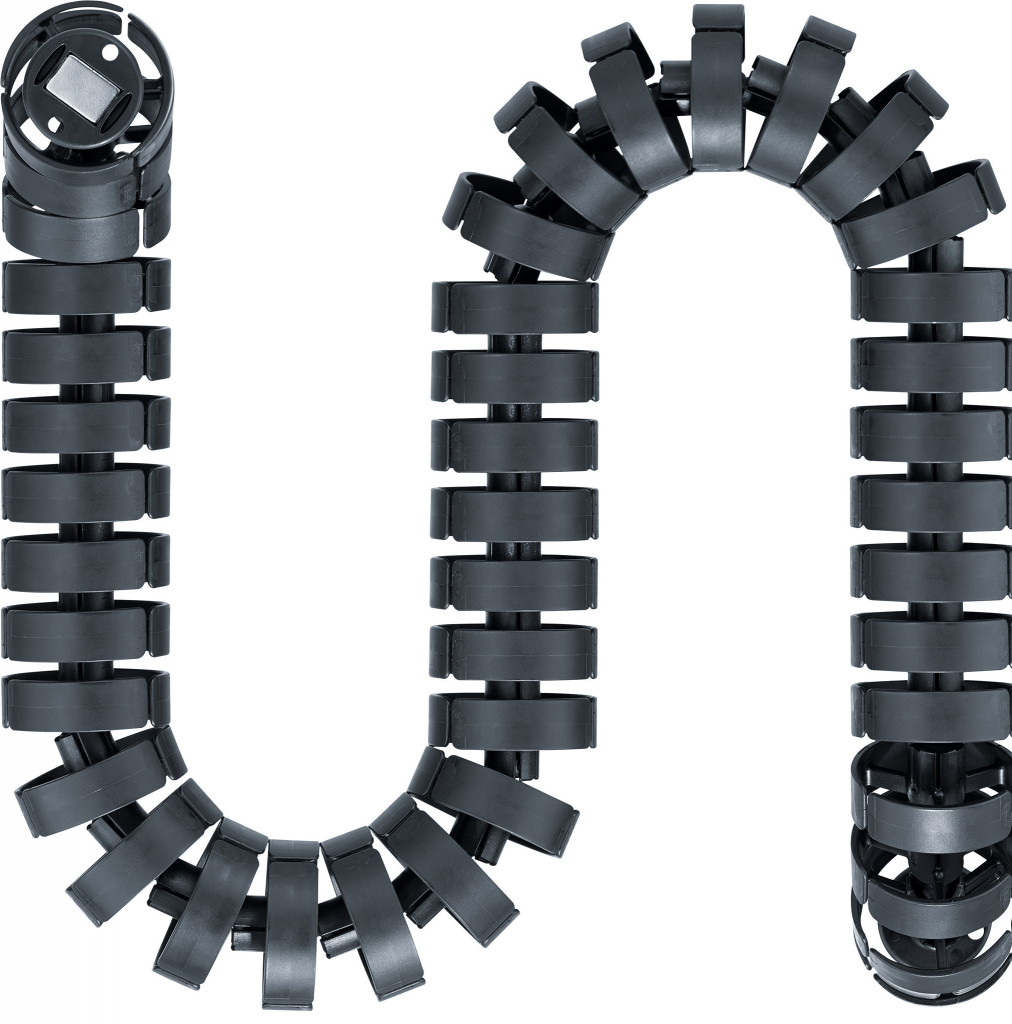 An OCR e-chain turning in multiple different directions