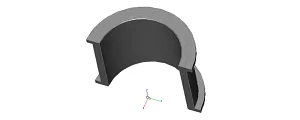 The construction of a custom-fit bearing was completed within two hours.