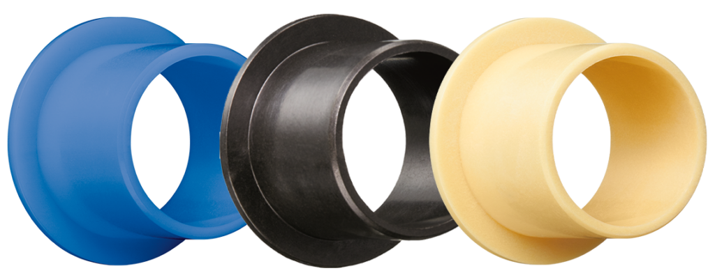 self-lubricating plastic flange bearings