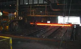 Energy supply at the outdoor crane of Corus Rail's steel works
