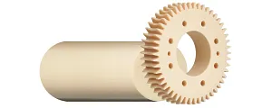 mechanically manufactured gears