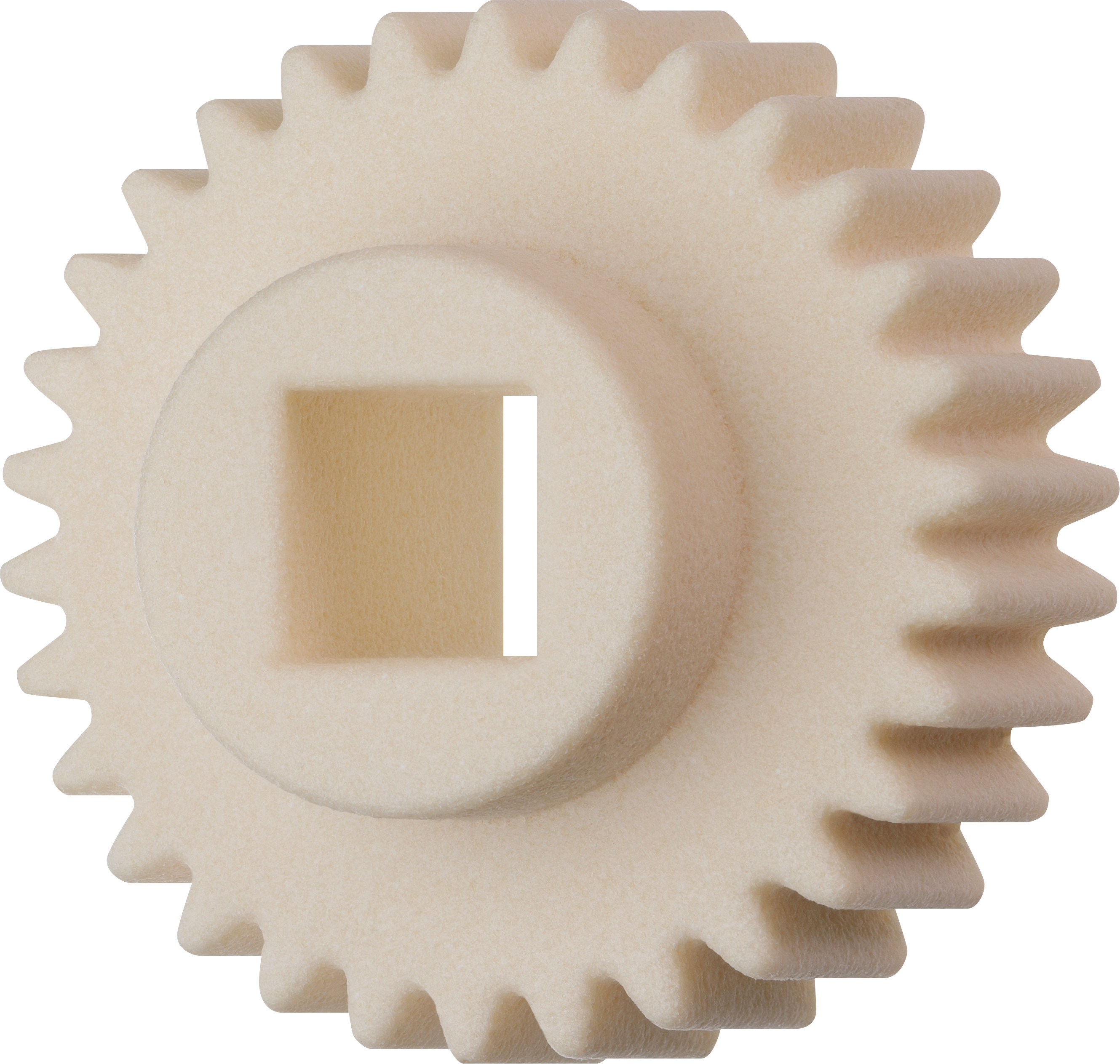 A customized plastic gear