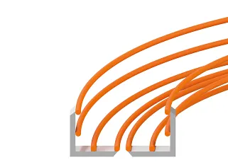 Tube trough