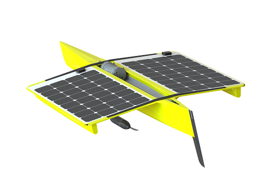 Blue Traveler, the new autonomous surface vehicle developed by Damon & Jillaire McMillan